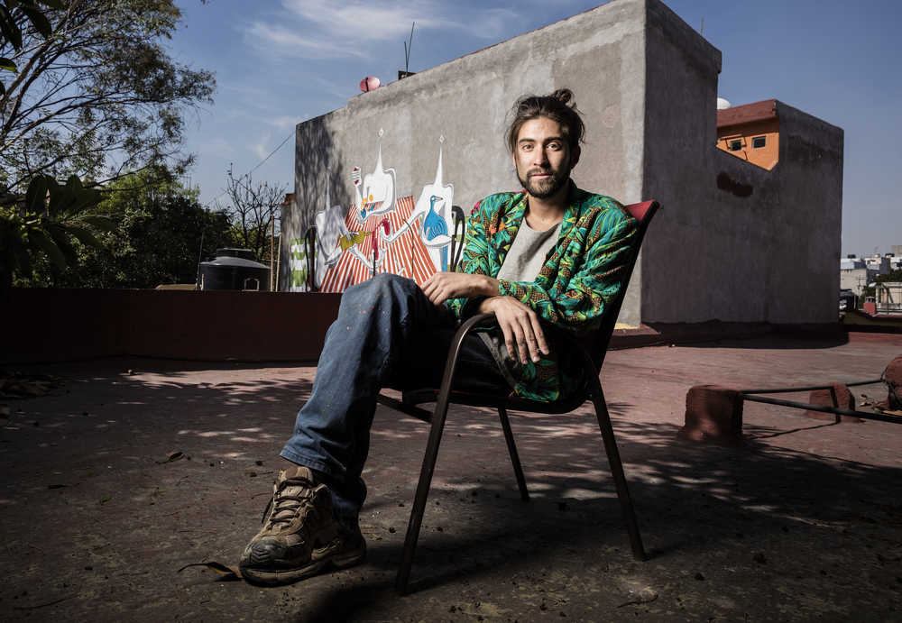 Portrait of Angelo Barreto in Mexico City.