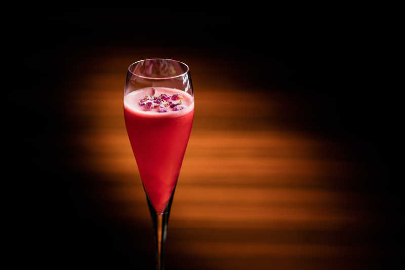 Seasonal cocktail at The Ritz-Carlton Macau