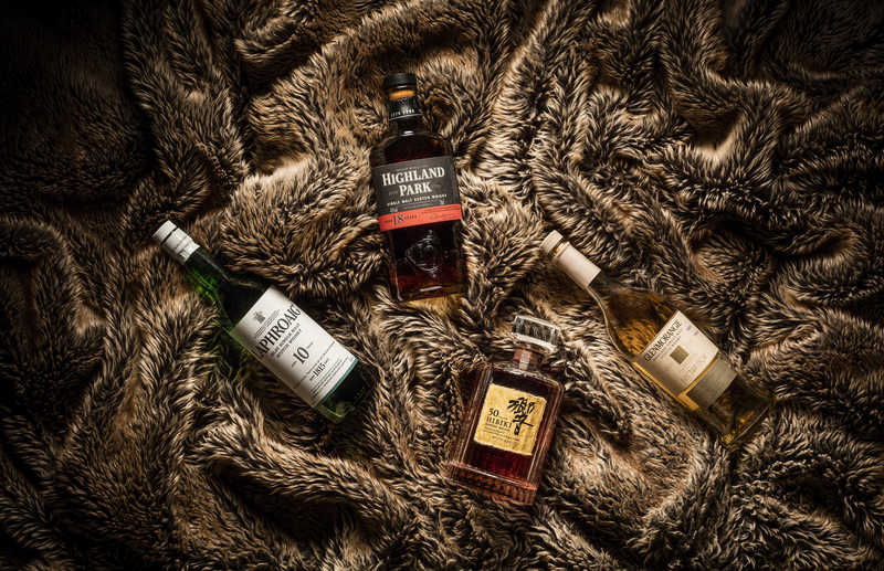 The Macallan Bar whisky selection