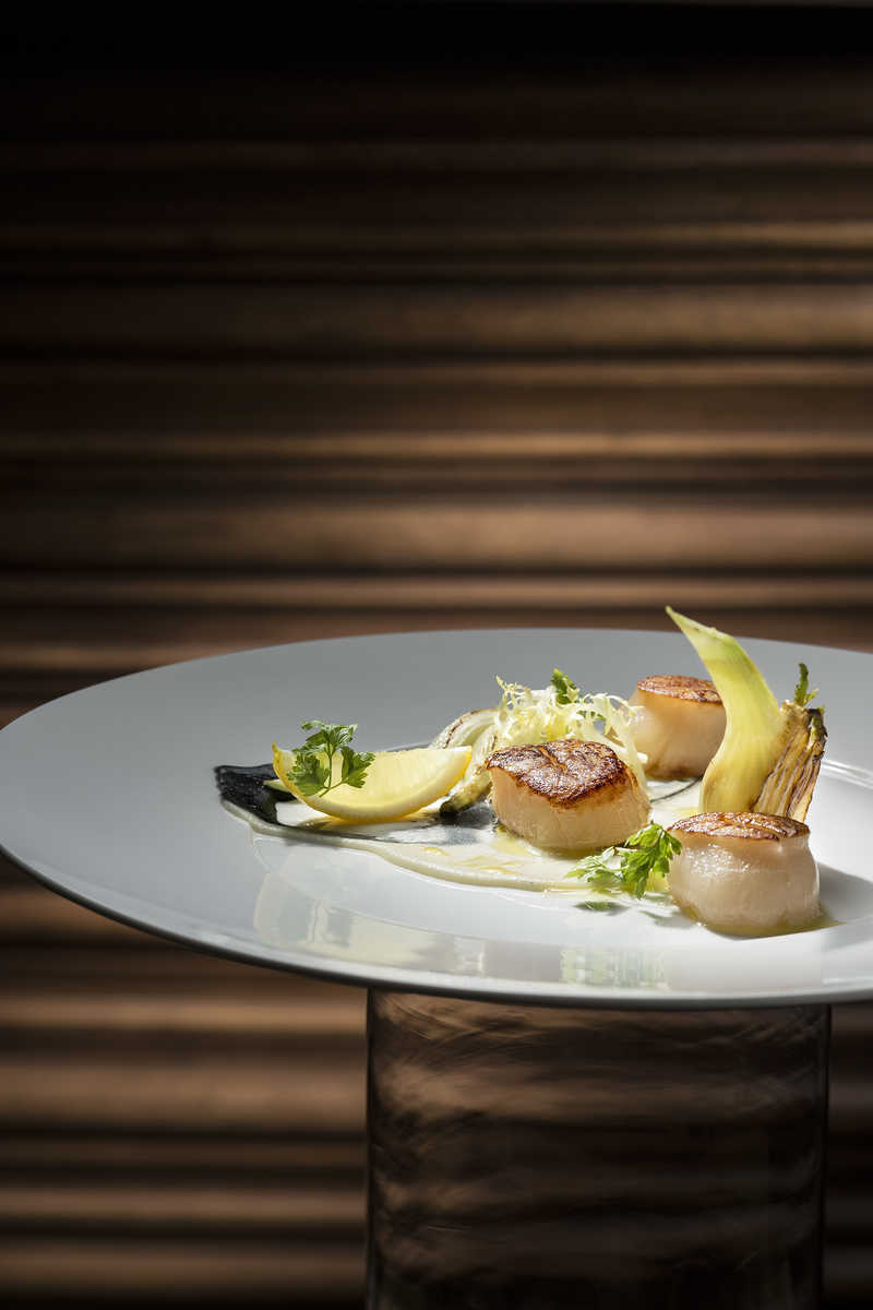 Scallops at Terrazza restaurant in the Galaxy Macau resort