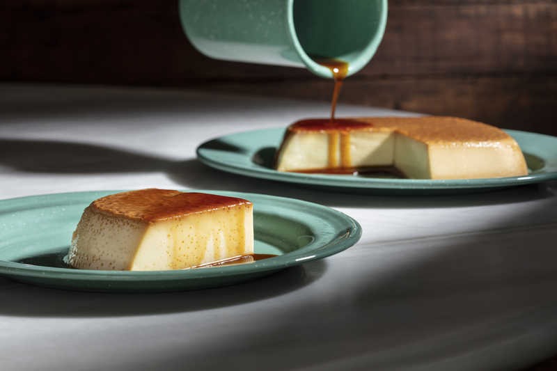 Flan in Mexico.