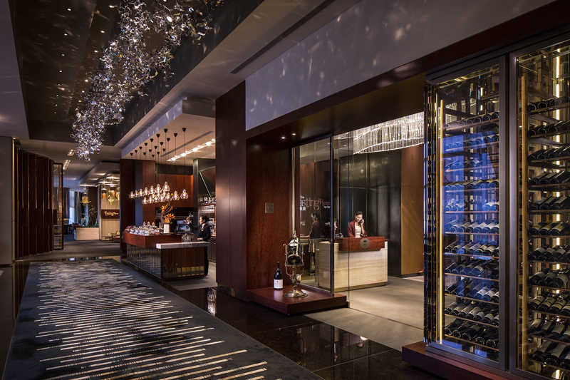 Interior of the Tasting Room restaurant at the City of Dreams resort