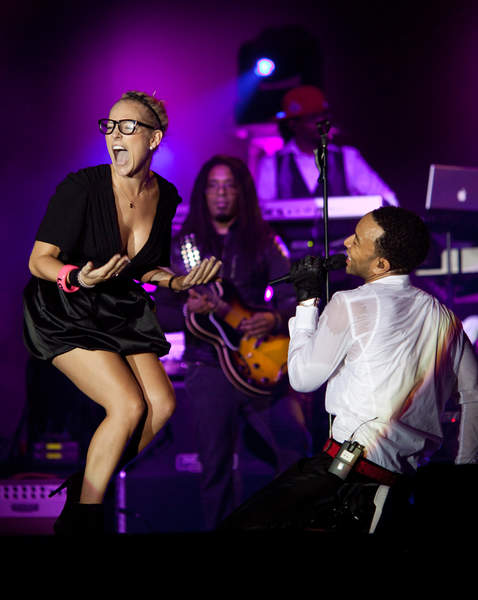 American Soul singer John Legend at the Venetian Macau, Cotai, Macau