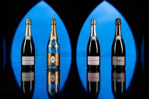 Champagne at Lai Heen restaurant