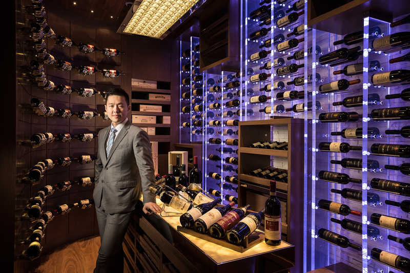 Eugene Tan, chief sommelier at Otto e Mezzo Bombana.