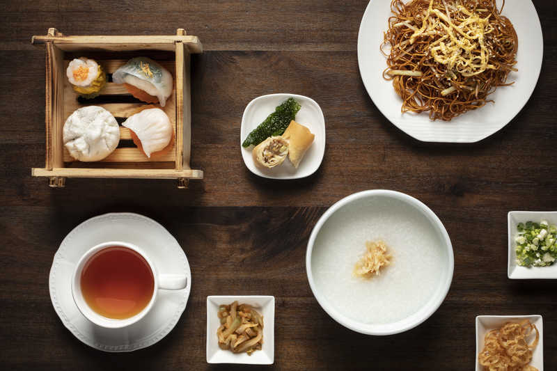 Chinese-style breakfast set at House 1881