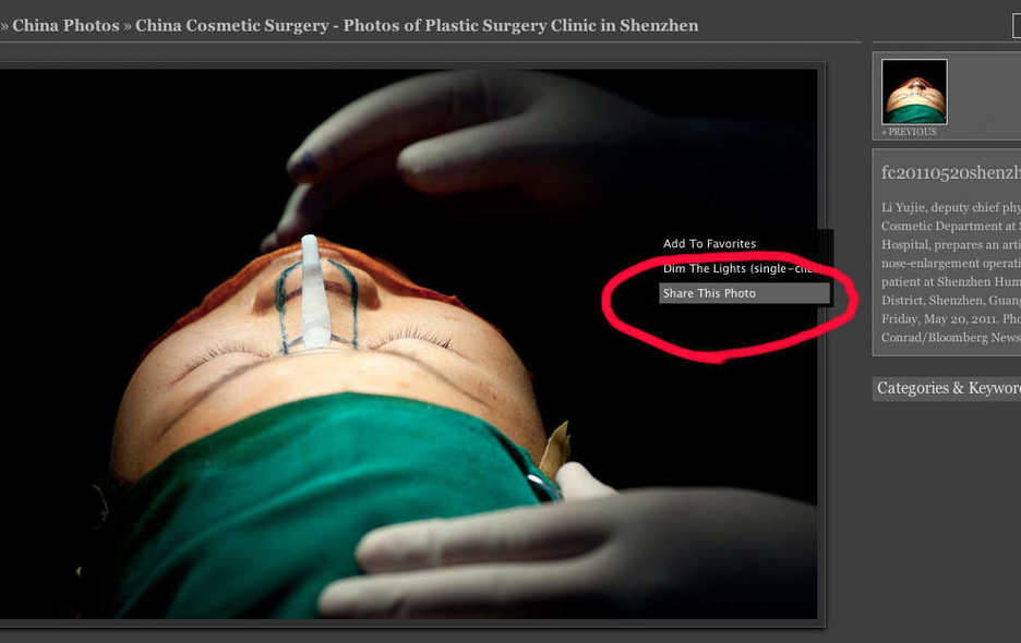Downloading low-resolution photos from Zenfolio - step 1