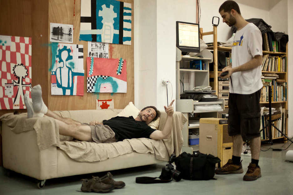 David Hartung and António José Espadinha Vieira Soares at work at studio 3k