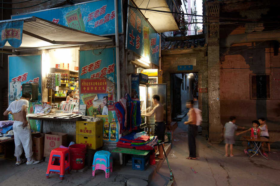 Neighborhood shop at a small water village in Tianhe district, Guangzhou