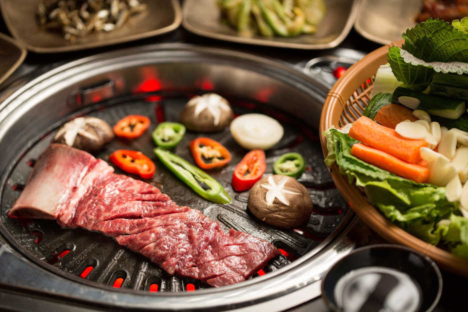 Grilled beef rib at Myung Ga restaurant in Macau