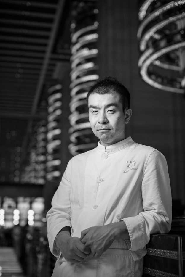 Japanese chef Takagi Kazuo poses at Mandarin Oriental Macau