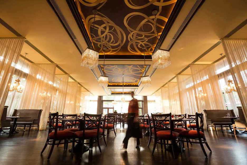 Interior of the Bene restaurant in the Sheraton Macau hotel