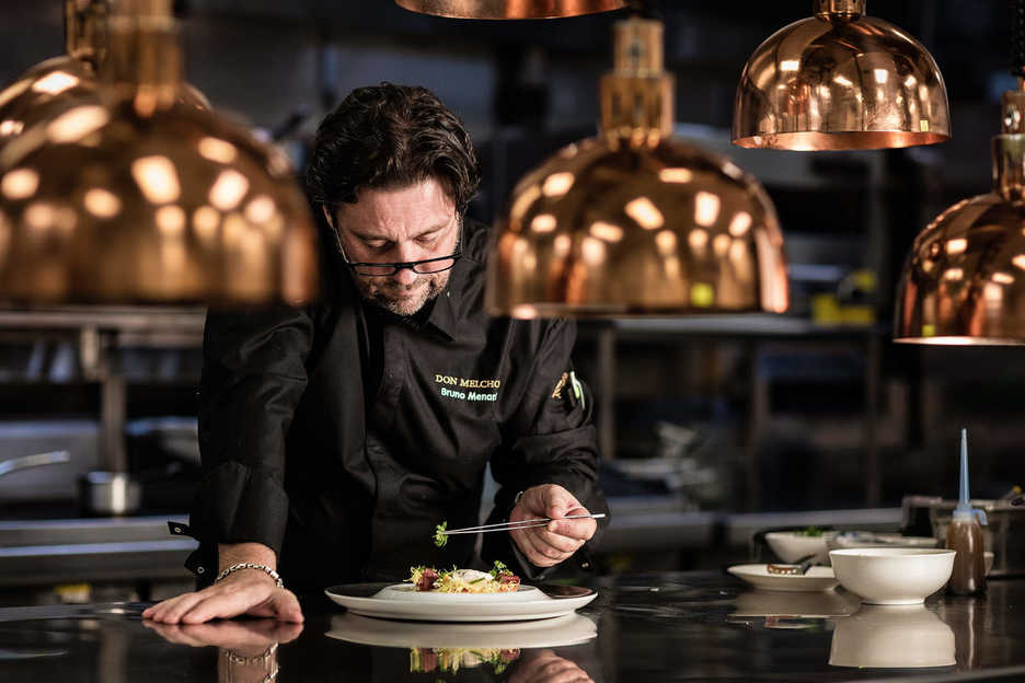 Chef Bruno Menard poses in Macau