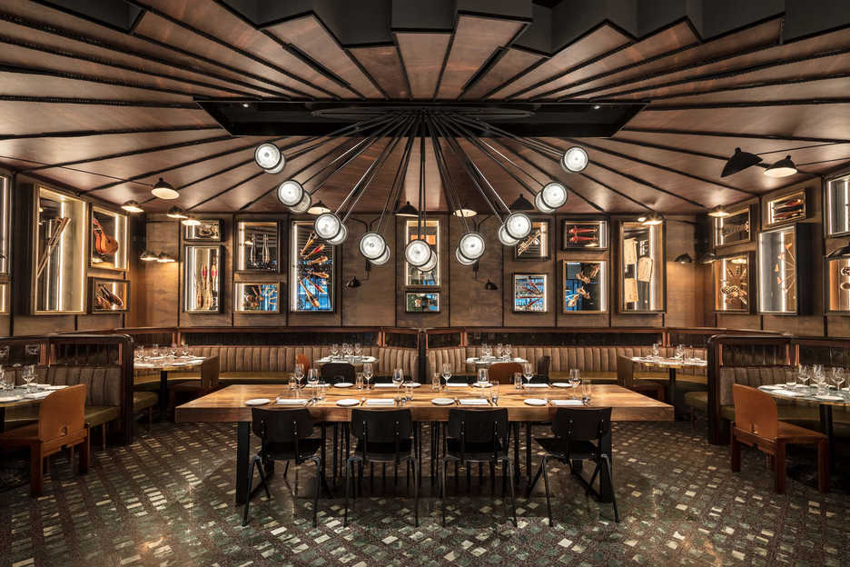 Interior photo at Spiga restaurant in Hong Kong