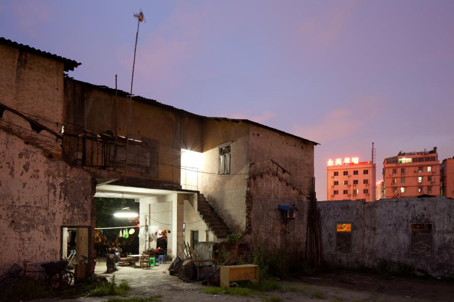 A condemned house in Baiyun, Guangzhou, China