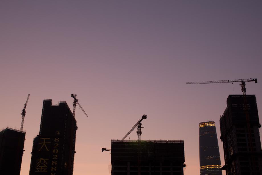 Guangzhou International Finance Centre - IFC - and buildings under construction